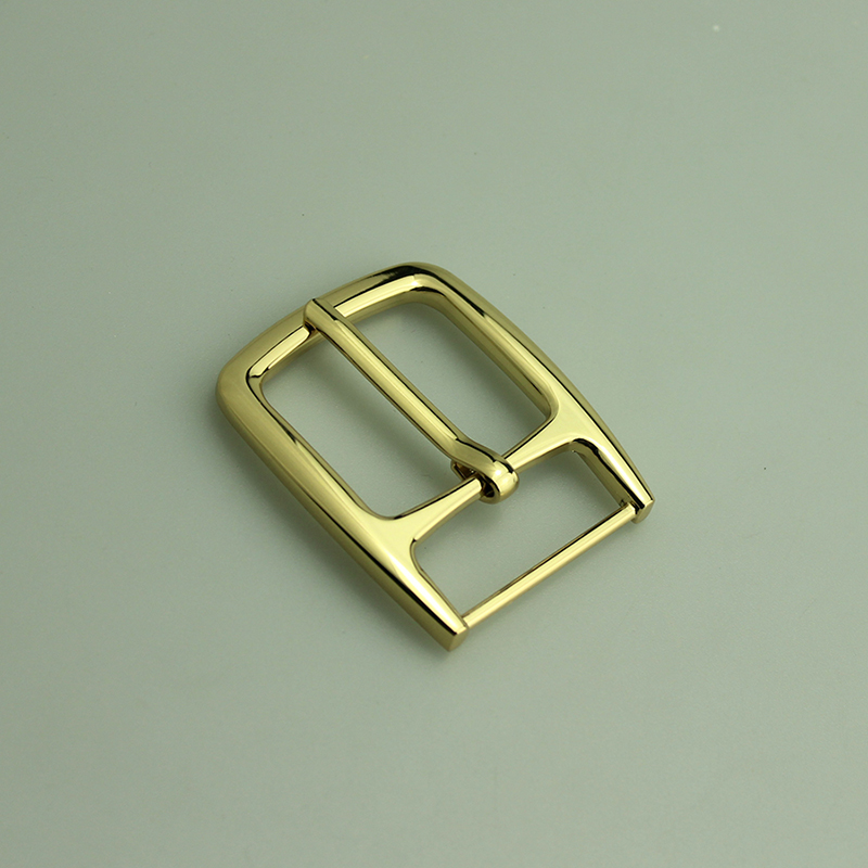 Shinny gold fashion pin buckle, metal accessories for belt